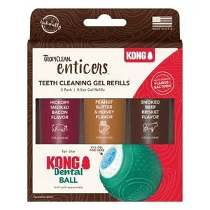 .5oz Tropiclean Gel Variety for KONG Ball - Health/First Aid